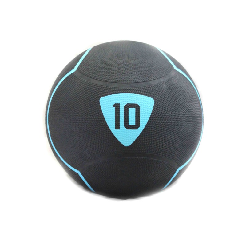 Медбол SOLID MEDICINE BALL чорний 10кг (LP8110-10)