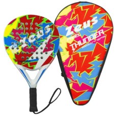 Ракетка для падел тенісу Zeus Racchetta Thunder beginners ne/bi with cover (Z01937)