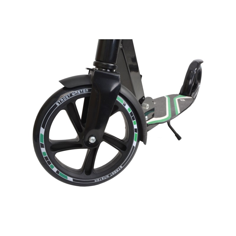 Міський самокат Schildkröt City Scooter Street Master 200mm Green чорно-зелений Уні Max:100 кг