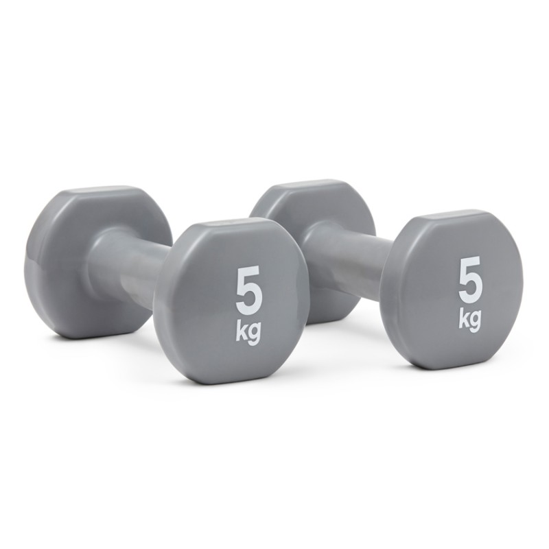Гантелі Reebok Dumbbells сірий 5 кг (RAWT-16155)