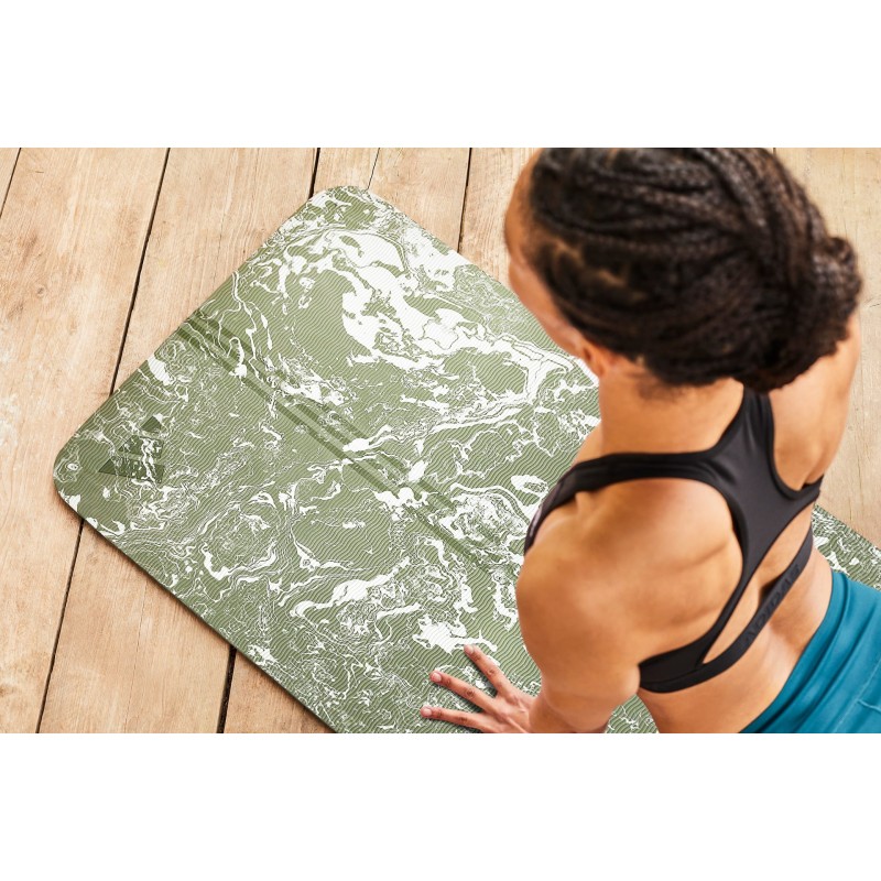 Килимок для йоги Adidas Camo Yoga Matte зелений 176 х 61 х 0,5 см (ADYG-10500GN)