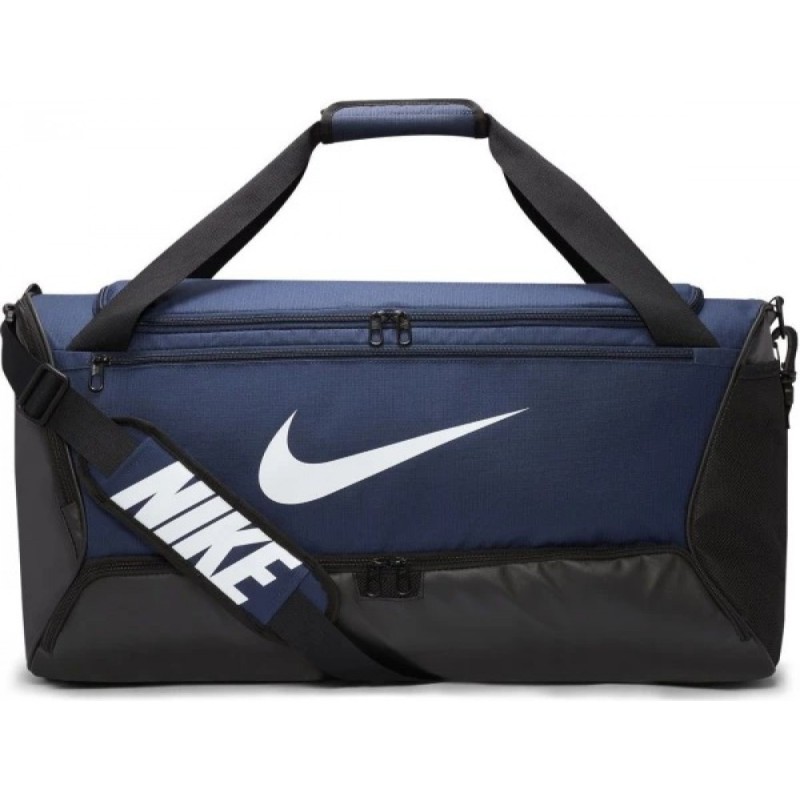 Сумка Nike NK BRSLA M DUFF - 9.5 60L синій, чорний Уні 63,5х30,5х30,5 см