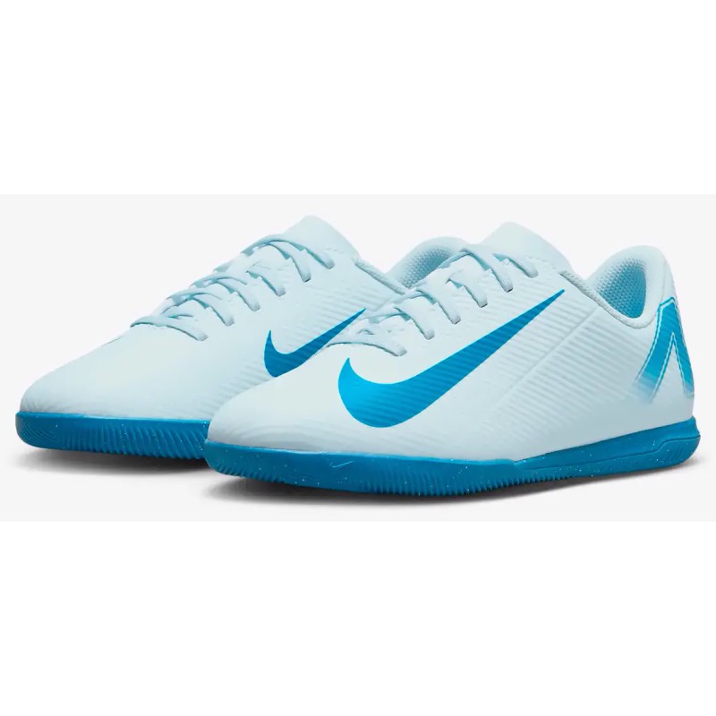 Футзалки Nike JR VAPOR 16 CLUB IC білий, блакитний Діт 33,5 (US 2Y)