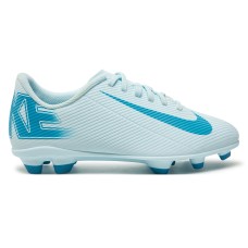 Бутси Nike JR VAPOR 16 CLUB FG/MG білий, блакитний Діт 36,5 (US 4.5Y)