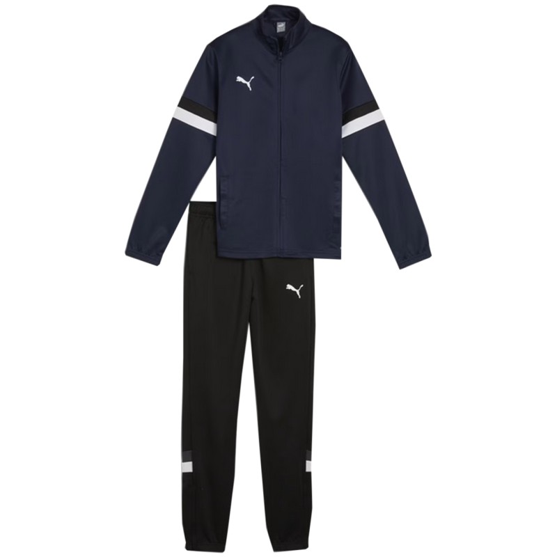 Костюм спортивний PUMA teamRISE Tracksuit Jr темно-синій, чорний Діт 152 см