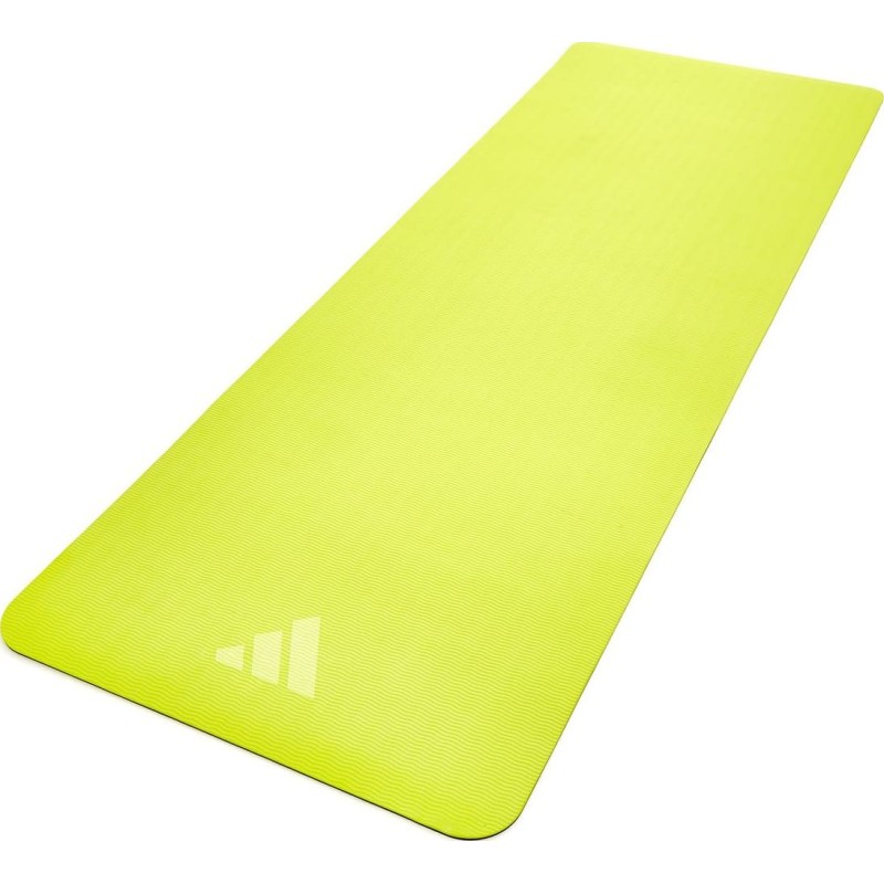 Килимок для йоги Adidas Double Sided Yoga Mat жовтий, сірий 176 х 61 х 0,6 см (ADYG-10400BLY-NL)