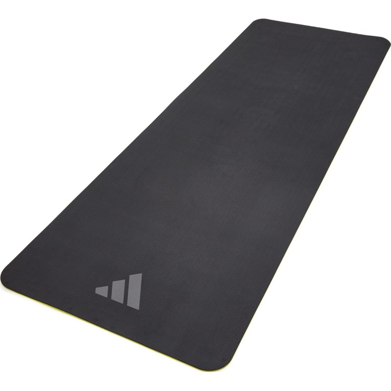 Килимок для йоги Adidas Double Sided Yoga Mat жовтий, сірий 176 х 61 х 0,6 см (ADYG-10400BLY-NL)