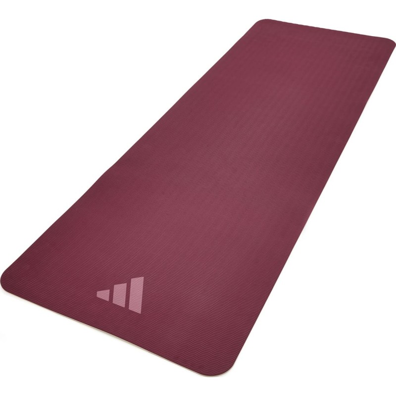 Килимок для йоги Adidas Double Sided Yoga Mat бежевий, темно-рожевий 176 х 61 х 0,6 см (ADYG-10400WP-NL)