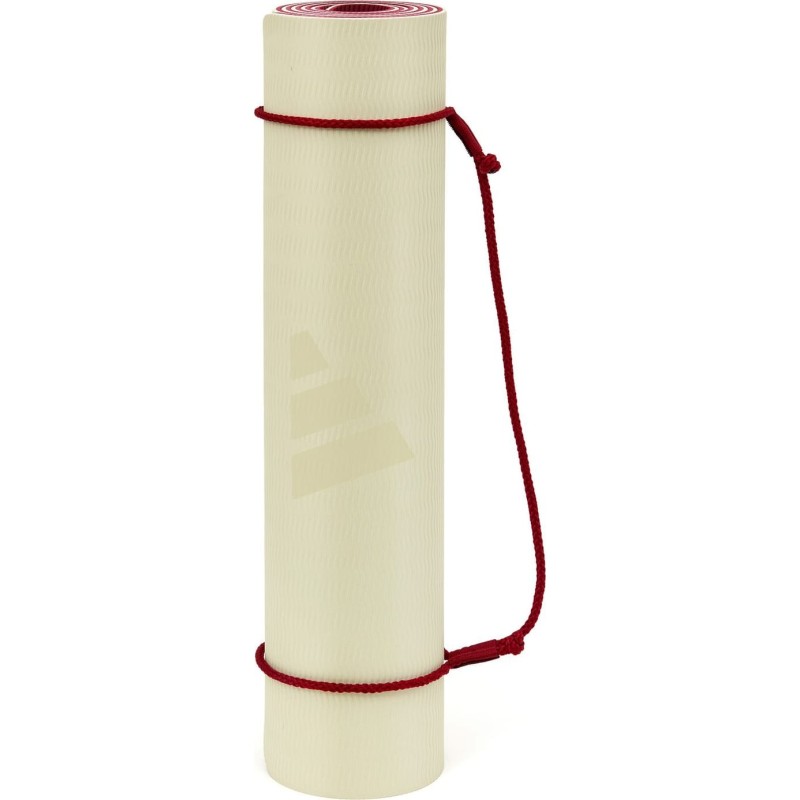 Килимок для йоги Adidas Double Sided Yoga Mat бежевий, темно-рожевий 176 х 61 х 0,6 см (ADYG-10400WP-NL)