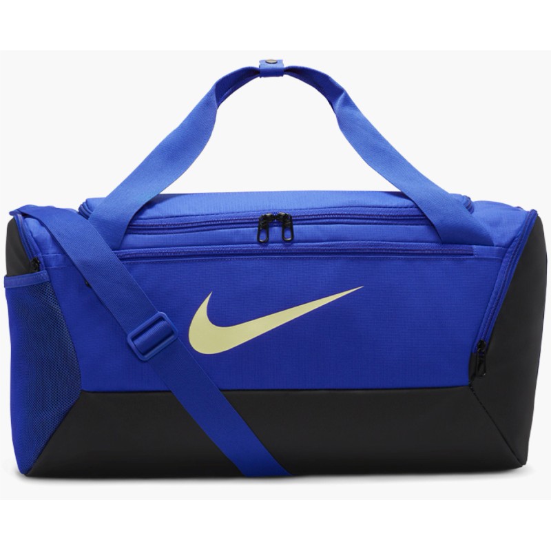 Сумка Nike NK BRSLA S DUFF - 9.5 41L чорний, синій Уні 51x28х28 см