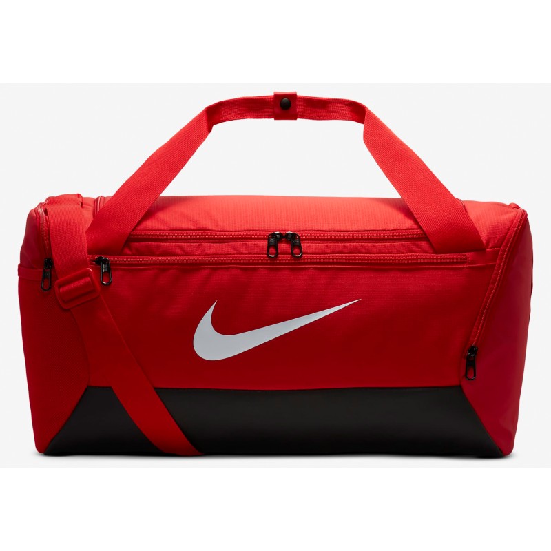 Сумка Nike NK BRSLA S DUFF - 9.5 41L чорний, червоний Уні 51x28х28 см