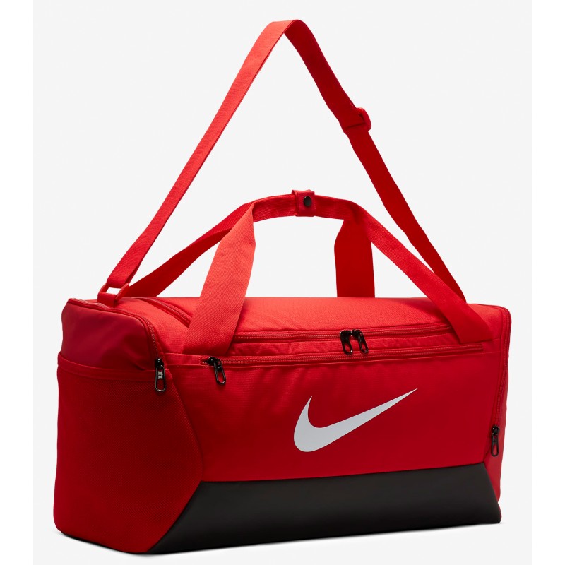 Сумка Nike NK BRSLA S DUFF - 9.5 41L чорний, червоний Уні 51x28х28 см