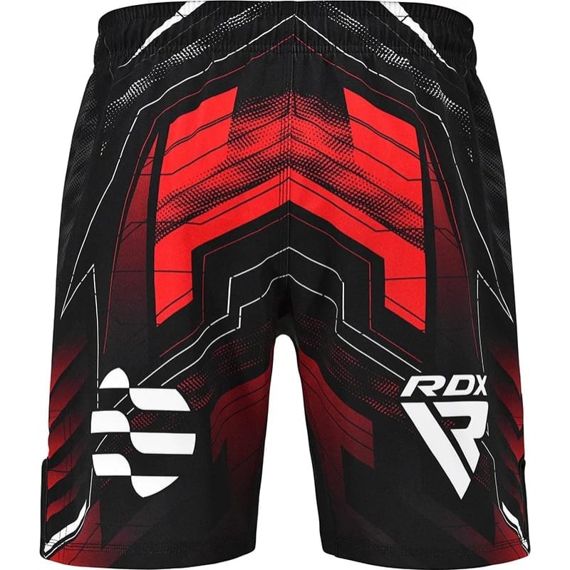 Шорти RDX MMA SHORTS IMMAF-1 чорний, червоний XXL (MSS-IMF-1R)
