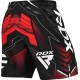 Шорти RDX MMA SHORTS IMMAF-1 чорний, червоний L (MSS-IMF-1R)