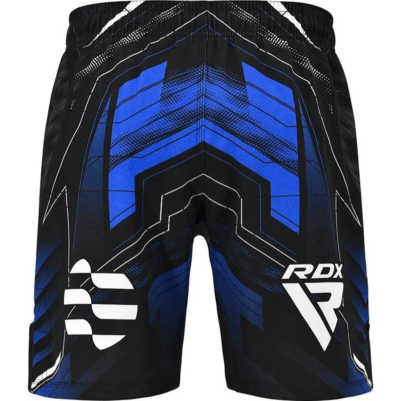 Шорти RDX MMA SHORTS IMMAF-1 чорний, синій XL (MSS-IMF-1U)