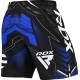 Шорти RDX MMA SHORTS IMMAF-1 чорний, синій S (MSS-IMF-1U)