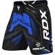 Шорти RDX MMA SHORTS IMMAF-1 чорний, синій L (MSS-IMF-1U)