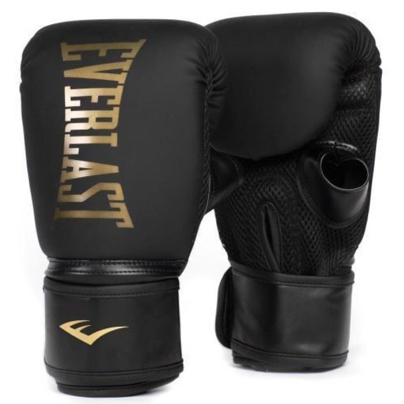 Боксерські рукавиці Everlast CARDIO ELITE BAG GLOVES чорний, золотий Уні L/XL