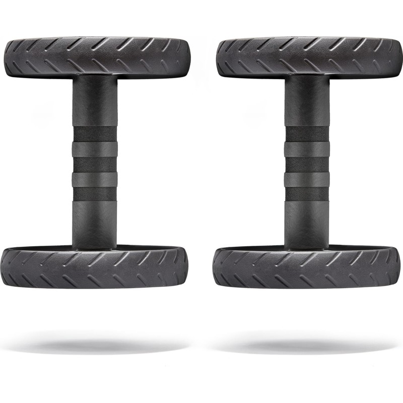 Ролики для пресу Adidas Core Rollers чорний One Size