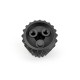 Ролик для фітнесу Adidas Foam Ab Roller чорний Уні 44 x 12,8 x 12,8 см