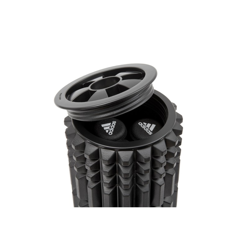 Ролик для фітнесу Adidas Foam Ab Roller чорний Уні 44 x 12,8 x 12,8 см