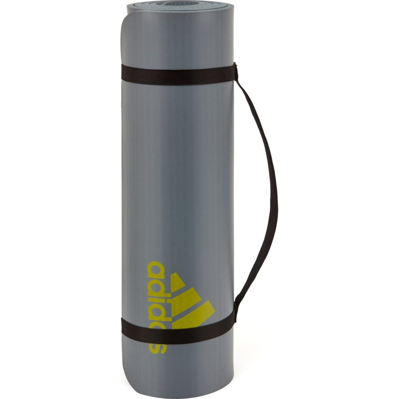 Килимок для йоги Adidas Tie-Dye Yoga Mat сірий, жовтий 183 х 61 х 1 см (ADYG-10200GR)