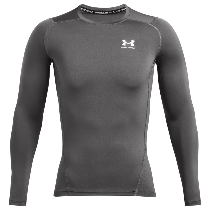 Лонгслів UA HG Armour Comp LS сірий Чол MD (1361524-025)