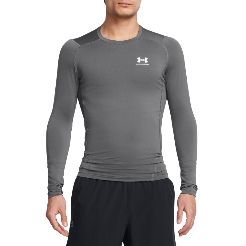 Лонгслів UA HG Armour Comp LS сірий Чол MD (1361524-025)