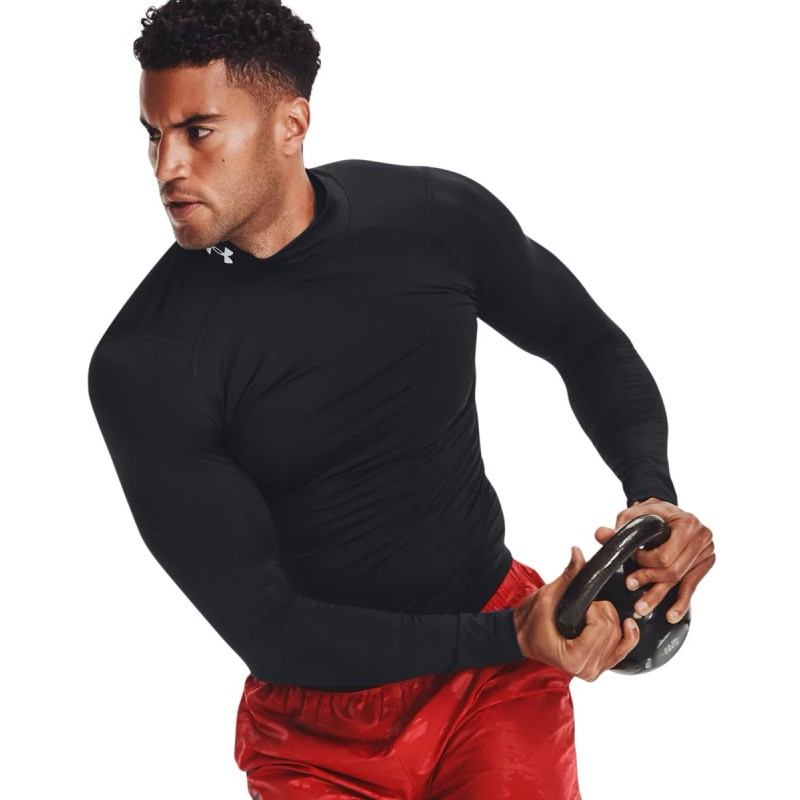 Лонгслів Under Armour HG Armour Comp Mock LS чорний Чол XL