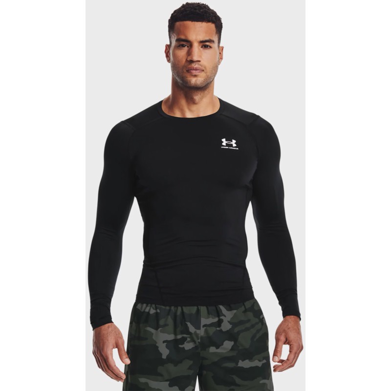 Лонгслів UA HG Armour Comp LS чорний Чол MD
