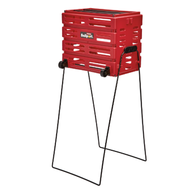 Кошик для тенісних м'ячів Unique BALLPORT Deluxe-long handles на 80 м'ячів red