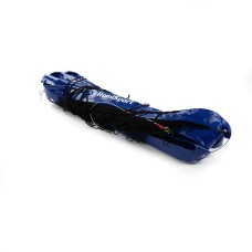 Професійна волейбольна сітка RomiSport "Пляжна 3 мм. (PP)" black/blue