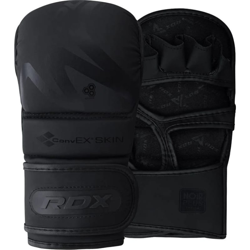 Тренувальні рукавиці RDX GRAPPLING GLOVES SHOOTER T-15 чорний S