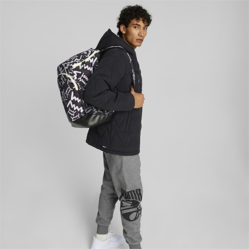 Рюкзак Puma Basketball Backpack 27L черный Уни 31х45х14 см