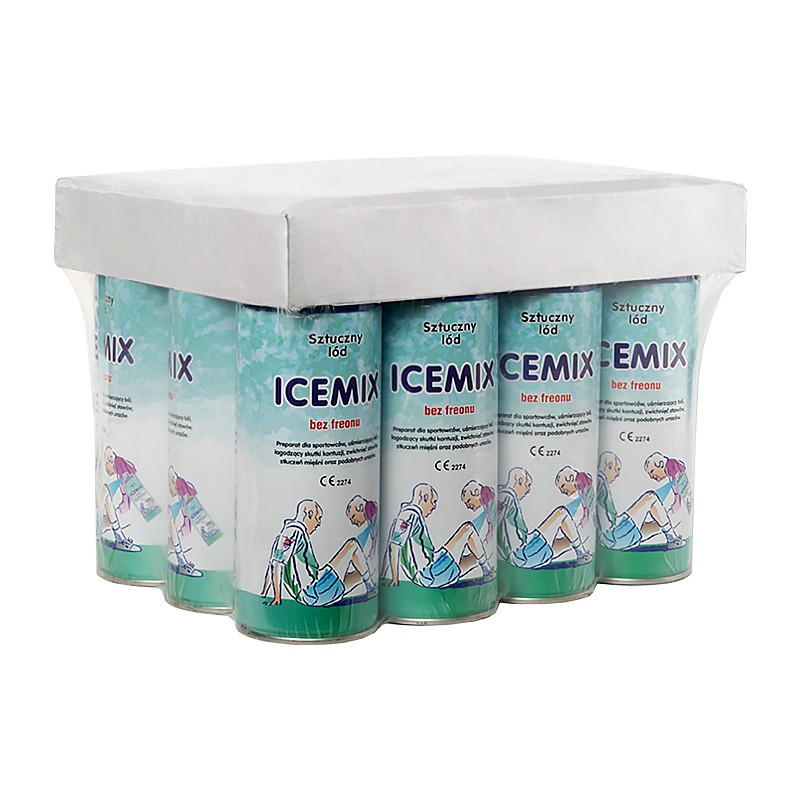 Охолоджуючий спрей "заморозка" спортивна ICEMIX "400мл. * 12 шт.(Польща)