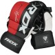 Тренувальні рукавиці RDX GRAPPLING GLOVES REX T6 PLUS чорний, червоний, білий M (GGR-T6R)
