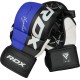Тренувальні рукавиці RDX GRAPPLING GLOVES REX T6 PLUS чорний, синій, білий L (GGR-T6U)