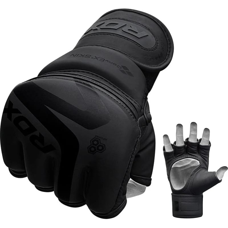 Тренувальні рукавиці RDX GRAPPLING GLOVES F15 чорний XL (GGR-F15MB)