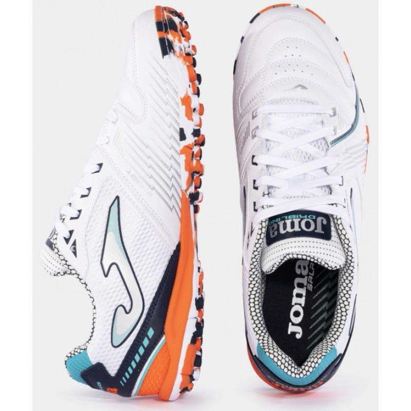 Сороконіжки Joma DRIBLING білий, помаранчевий Чол 46