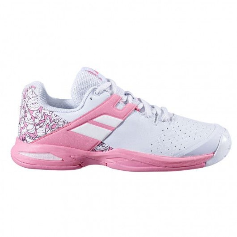 Кросівки дит. Babolat Propulse all court junior white/geranium pink (36,5)