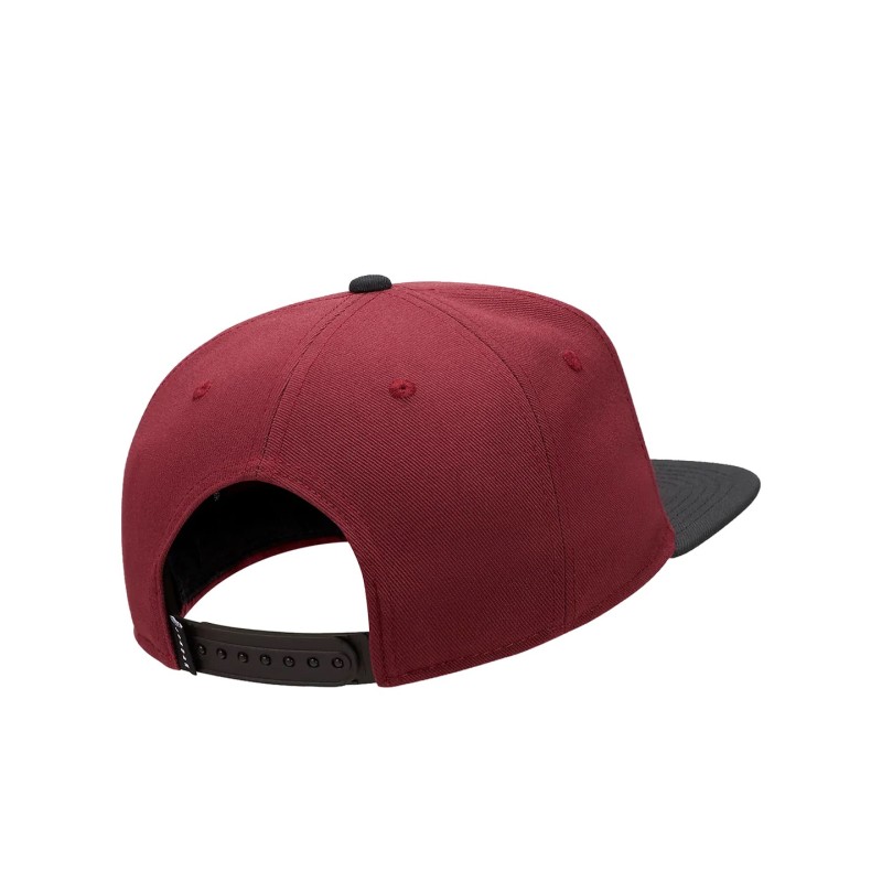 Кепка Nike JORDAN PRO JUMPMAN SNAPBACK темно-червоний, чорний, білий Уні MISC