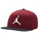 Кепка Nike JORDAN PRO JUMPMAN SNAPBACK темно-червоний, чорний, білий Уні MISC