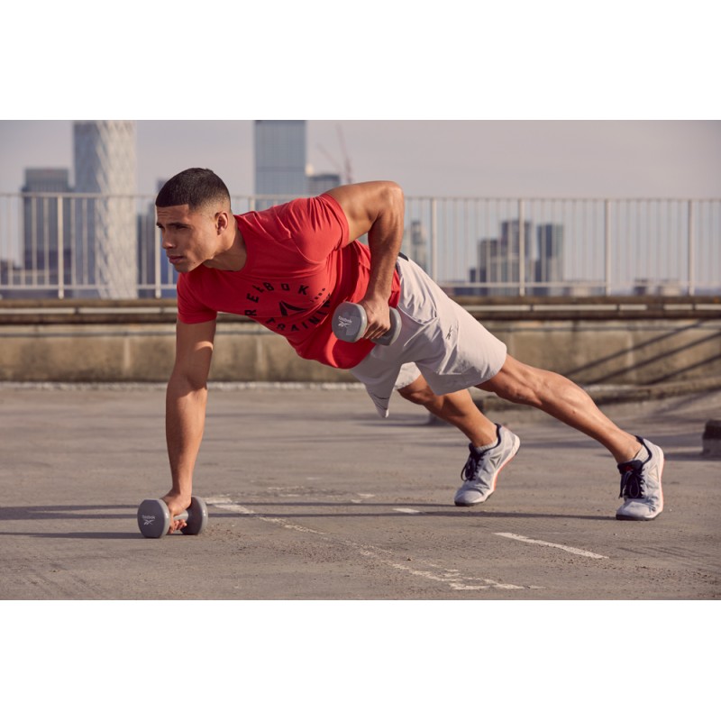 Гантелі Reebok Dumbbells сірий Уні 4 кг