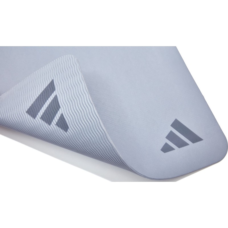 Килимок для йоги Adidas Premium Yoga Mat сірий 176 х 61 х 0,5 см (ADYG-10300SV)