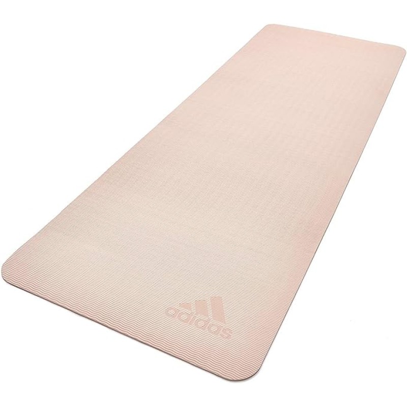Килимок для йоги Adidas Premium Yoga Mat бежевий Уні 176 х 61 х 0,5 см