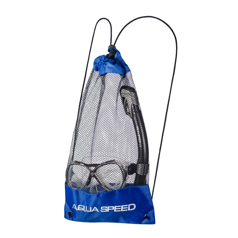 Набір маска і трубка Aqua Speed Manus + Borneo 8238 чорний Уні OSFM