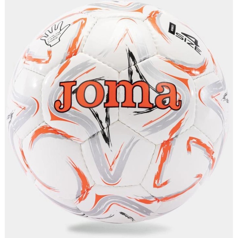 М'яч футбольний Joma EGEO II білий, кораловий 4 (401413.268)