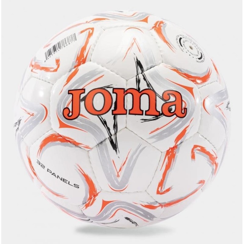 М'яч футбольний Joma EGEO II білий, кораловий 4 (401413.268)
