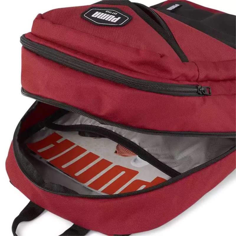 Рюкзак Puma Deck Backpack II 24,5L красный черный Уни 47x30x16,5 см