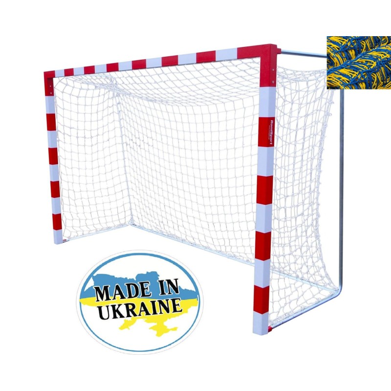Сітка на ворота 3х2х0,6х0,6м. "X2" (шнур 3,5 мм. PP, White)